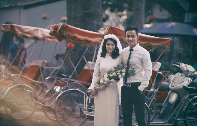 Cô dâu, chú rể 9X tái hiện ảnh cưới thời xưa của cha mẹ hình ảnh 5 Co dau, chu re 9X tai hien anh cuoi thoi xua cua cha me hinh anh 5