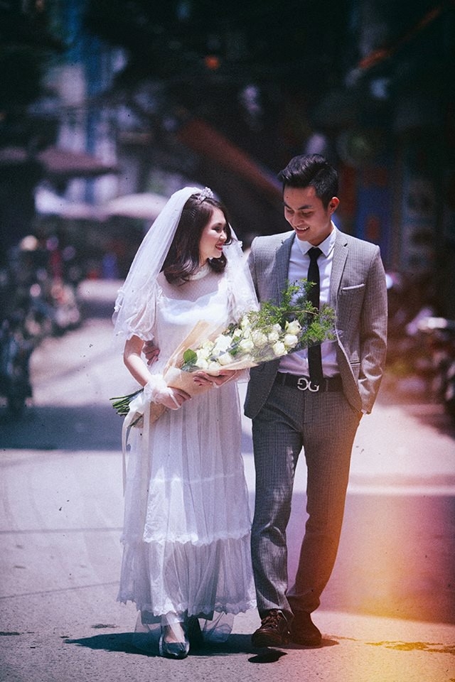 Co dau, chu re 9X tai hien anh cuoi thoi xua cua cha me hinh anh 11