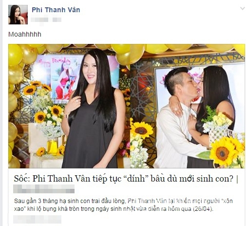 Phi Thanh Vân mang bầu lần 2 0