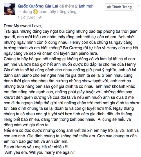 Sự thật lời cầu hôn Cường Đô La dành cho Hà Hồ đang được chia sẻ rầm rộ - Ảnh 1.
