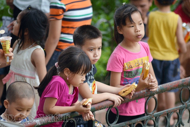 cac cong vien hà nọi chạt kín nguòi, qua tai trong dip nghi le hinh anh 7