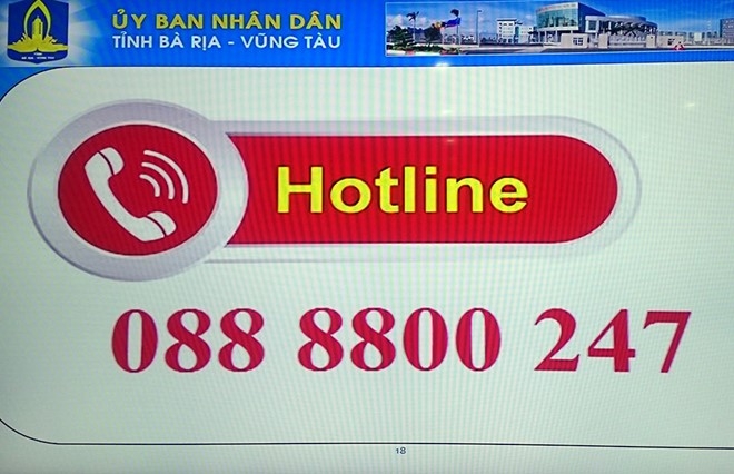 Ba Ria - Vung Tau cong bo duong day nong cua lanh dao hinh anh 1
