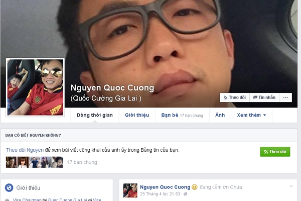  Cường Đô la đã mở trang cá nhân trở lại sau những ngày bị một fanpage giả mạo. 
