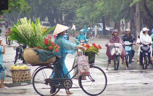 thoi tiet ngay 4/5: nang nong len toi 37 do c, co mua rao va dong hinh 0
