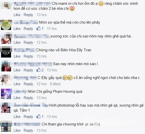 Elly Trần bị chê xấu 7