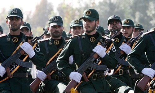 Binh sĩ Lực lượng Vệ binh Cách mạng Iran. Ảnh: AP.