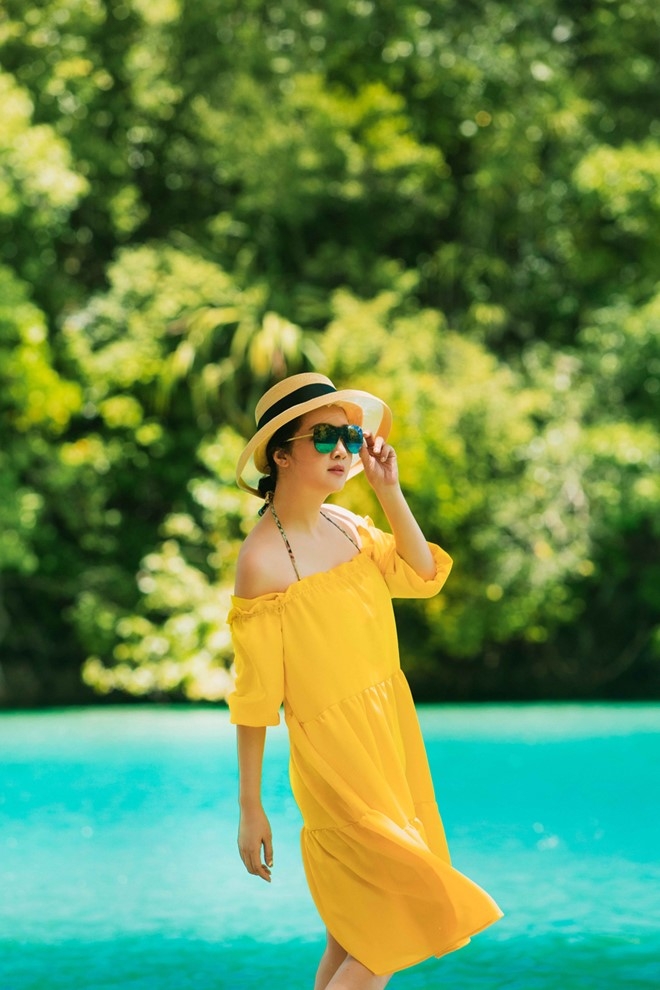 Hoa hau Giang My chup anh o quoc dao Palau hinh anh 6