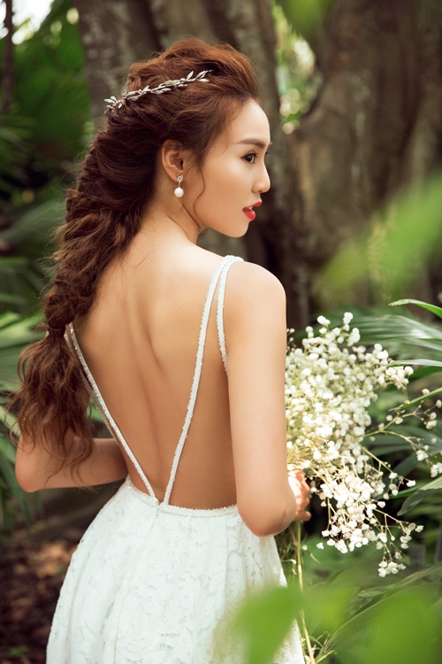 Ninh Dương Lan Ngọc mặc áo cưới - 1