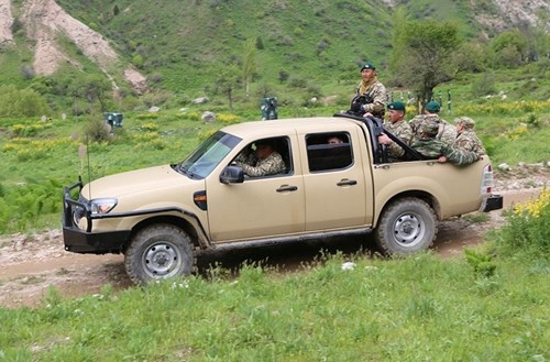 Mục kích diễn tập chống khủng bố lớn nhất lịch sử Tajikistan - ảnh 4