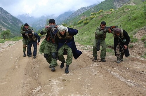 Mục kích diễn tập chống khủng bố lớn nhất lịch sử Tajikistan - ảnh 11