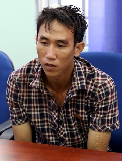 Hung thủ bị bắt. Ảnh: Nguyệt Triều