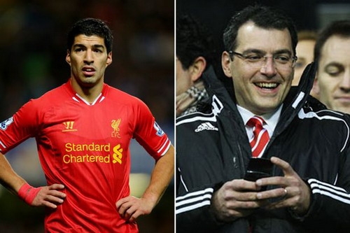 Damien Comolli có công đưa Luis Suarez về sân Anfield