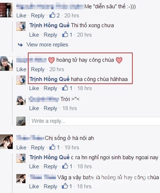 Nghi án Hồng Quế đang mang bầu bé gái