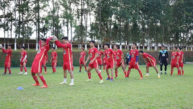 HAGL tập bài lạ trước cuộc chiến với Long An1