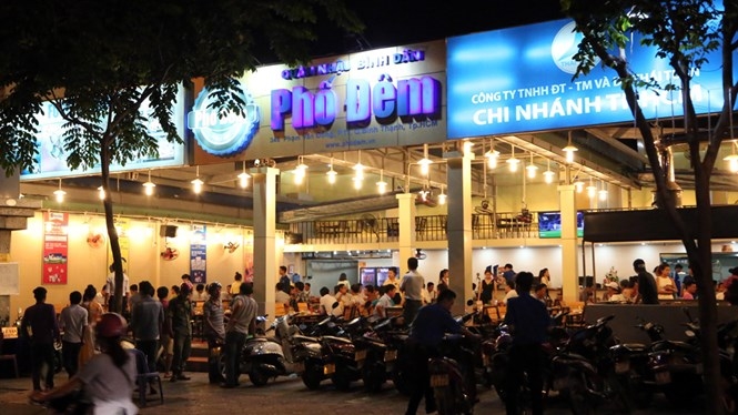 Một quán nhậu bình dân của Thái Tuấn tại TP.HCM /// Ảnh: Ngọc Thạch