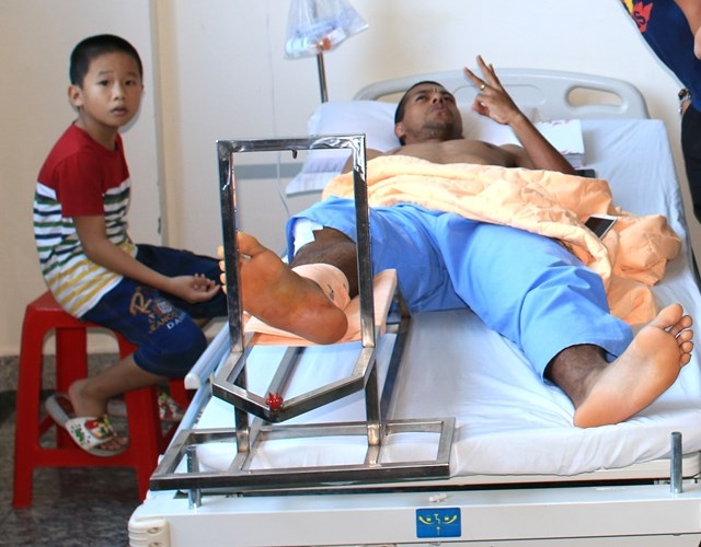 Ngoại binh của HAGL gãy chân: ‘Do không may, tôi không trách ai’ - ảnh 1