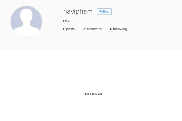  Ngay cả tài khoản instagram của người đẹp cũng bị đóng. 