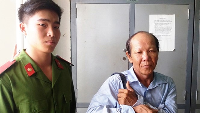 Nguyễn Văn Năng bị bắt sau 31 năm trốn nã  /// Ảnh: Nguyễn Tú