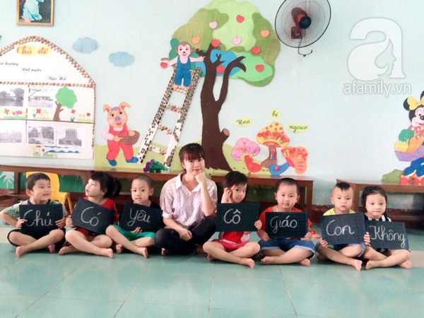 cô giáo mầm non