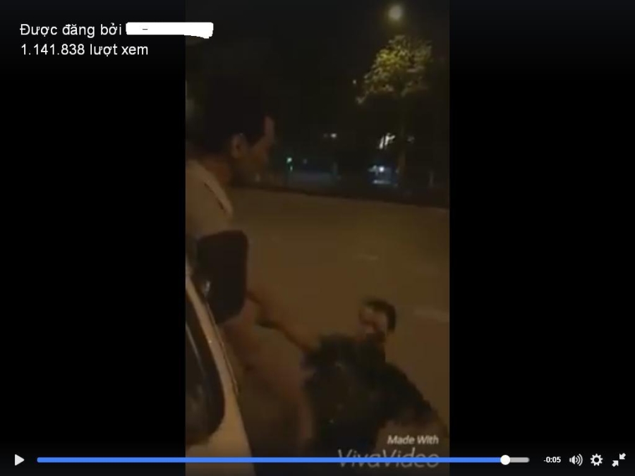 thuc hu clip dan day nga cong an xon xao mang xa hoi hinh anh 1