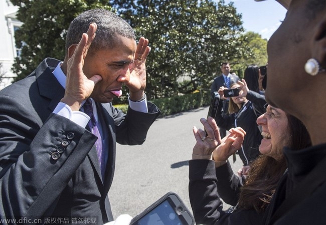 Những khoảnh khắc đời thường của Tổng thống Obama