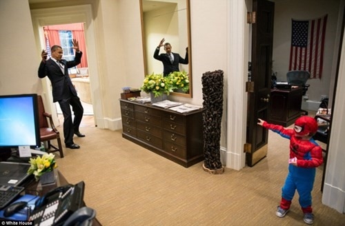 Những khoảnh khắc đời thường của Tổng thống Obama