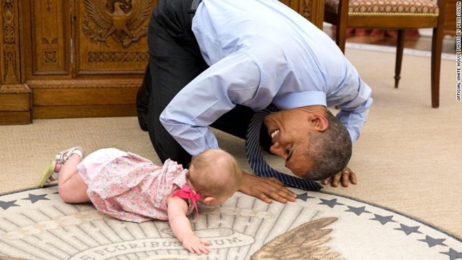Những khoảnh khắc đời thường của Tổng thống Obama