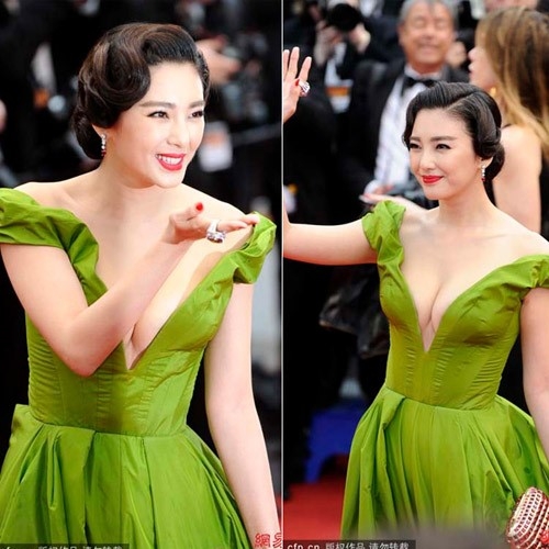 Nhung mau vay goi cam nhat tren tham do LHP Cannes  hinh anh 9