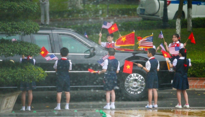 Những khoảnh khắc đón tiếp Tổng thống Obama 