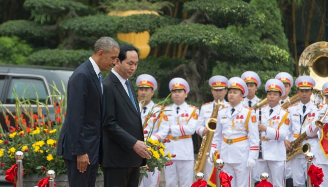 Những khoảnh khắc đón tiếp Tổng thống Obama 