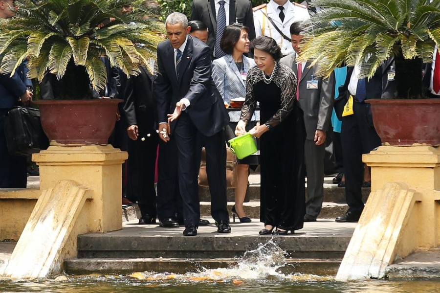 nhung khoanh khac khong the nao quen cua obama tai viet nam hinh anh 6