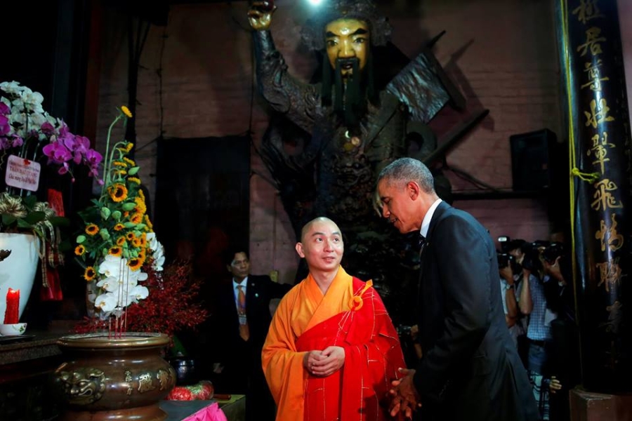 nhung khoanh khac khong the nao quen cua obama tai viet nam hinh anh 13