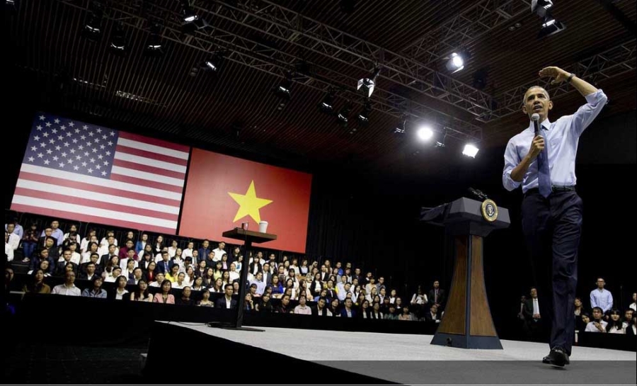 nhung khoanh khac khong the nao quen cua obama tai viet nam hinh anh 14