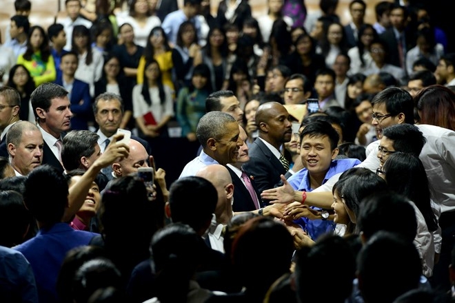 Nguoi dan Sai Gon ra duong tien Tong thong Obama hinh anh 3