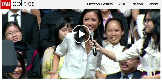 Bao quoc te thich thu man doc rap cua Suboi truoc ong Obama hinh anh 1
