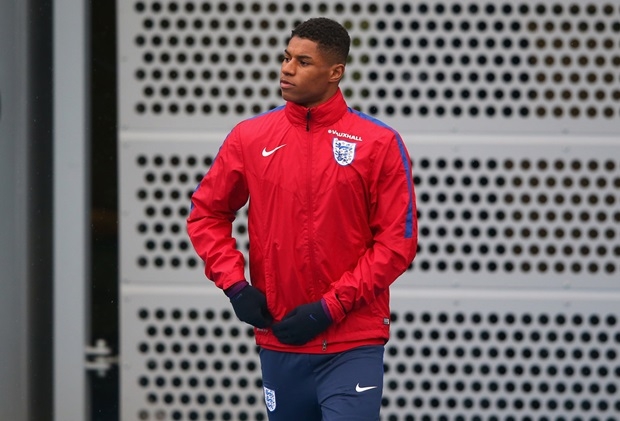 Marcus Rashford có buổi tập vui vẻ cùng tuyển Anh