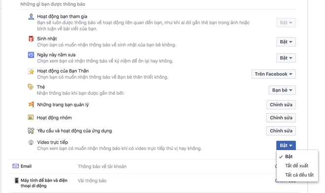 Cach tat thong bao live video tren Facebook hinh anh 3