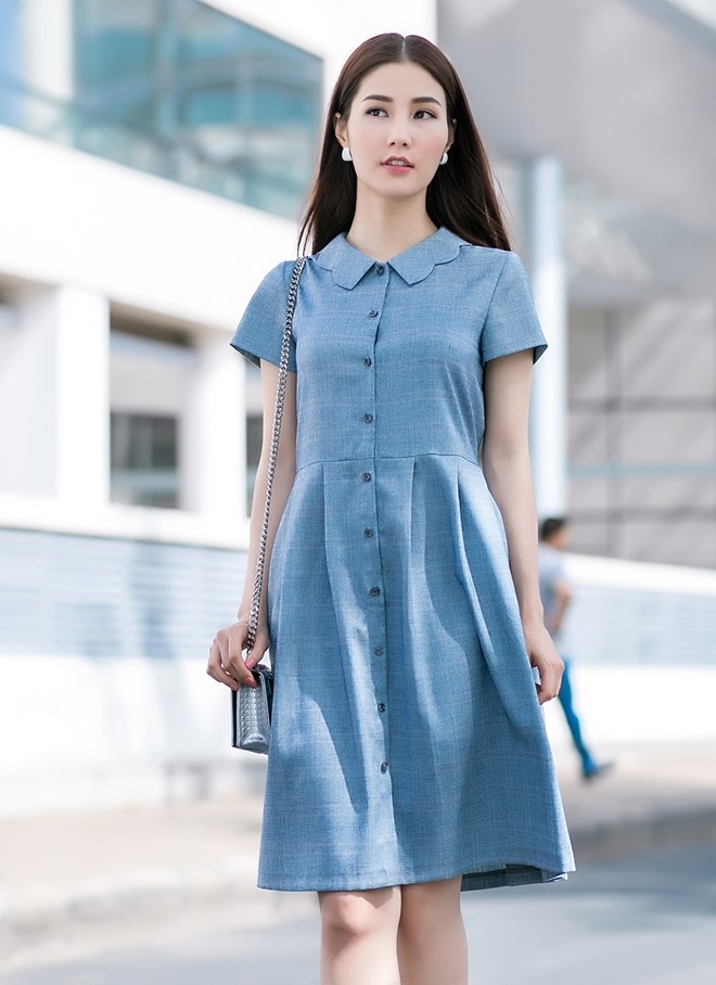 Diem My 9X goi y 9 set trang phuc dao pho he hinh anh 9