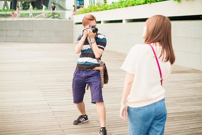 Vo chong Tu Vi - Van Anh ngot ngao o Singapore hinh anh 6