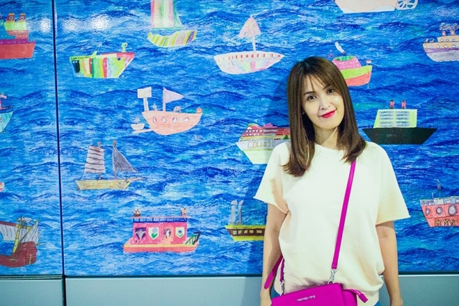 Vo chong Tu Vi - Van Anh ngot ngao o Singapore hinh anh 7