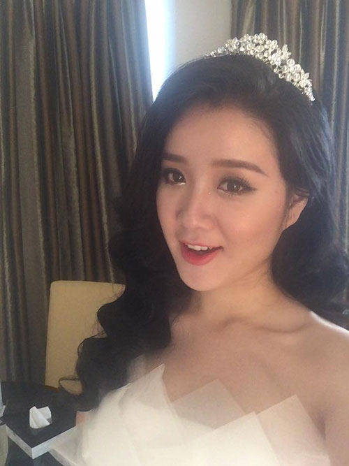 miss teen xuan mai rang ro trong dam cuoi voi chong dai gia - 1