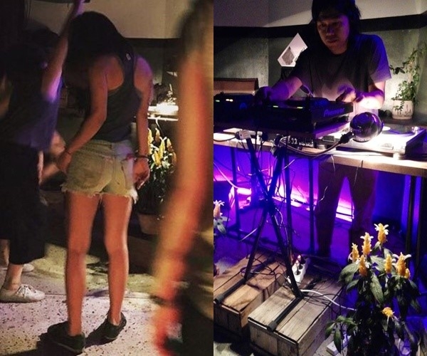 Lee Hyori mac thoai mai xem chong choi DJ o bar hinh anh 1