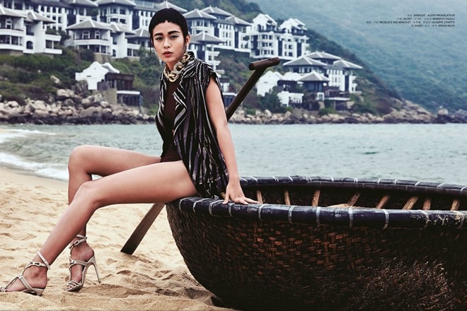 Mau Thuy ca tinh tren tap chi cua Macao hinh anh 4