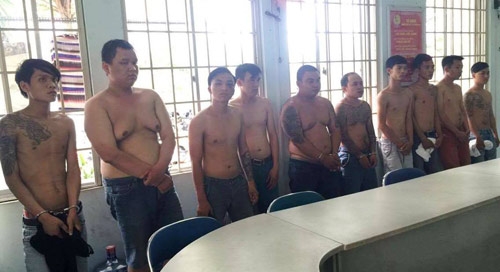 Băng giang hồ bảo kê, cho vay nặng lãi ở SG bị bắt - 1