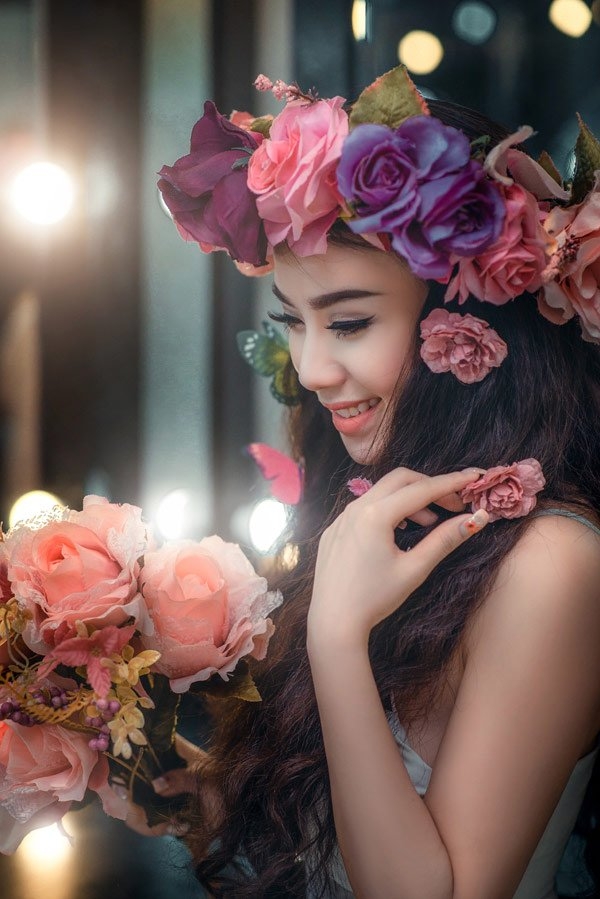 chan ho hang, linh miu gay soc voi bo anh dep nhu thien than hinh anh 4