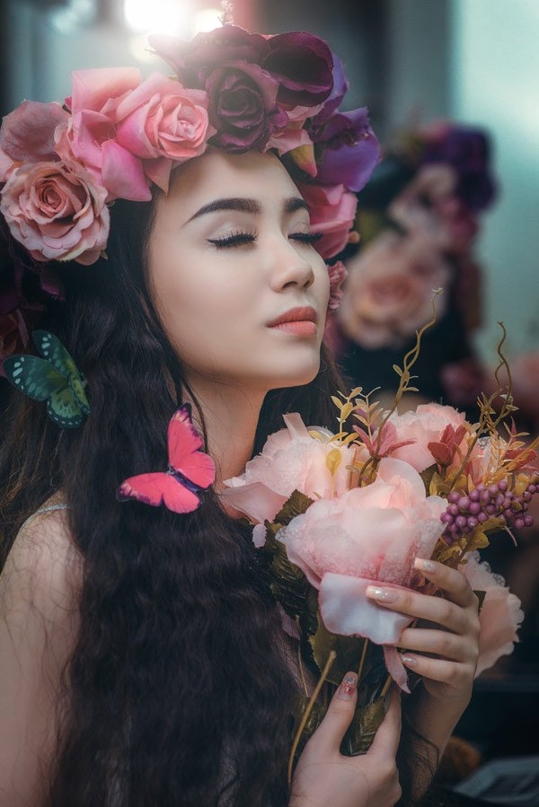 chan ho hang, linh miu gay soc voi bo anh dep nhu thien than hinh anh 9