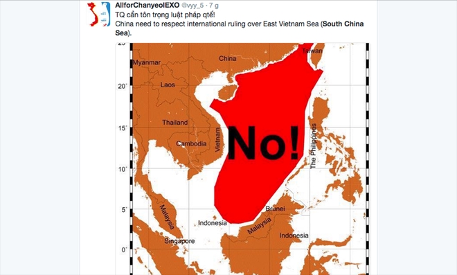 'Đường lưỡi bò' thành chủ đề nóng trên mạng xã hội