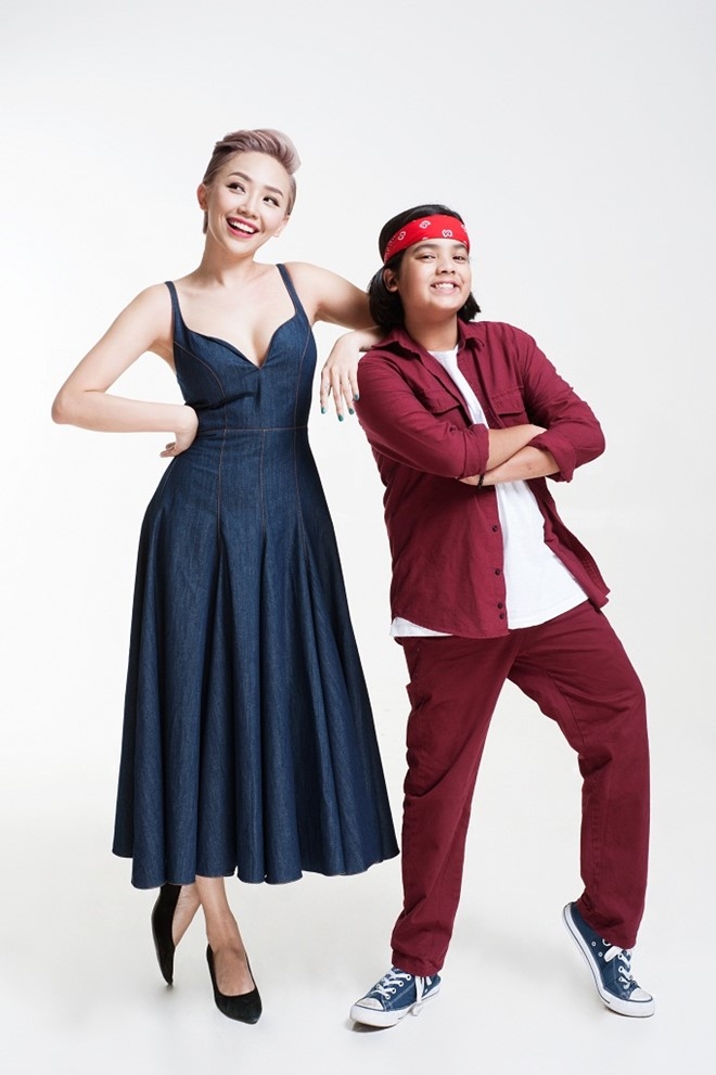 Toc Tien tinh nghich ben dan thi sinh Vietnam Idol Kids hinh anh 7