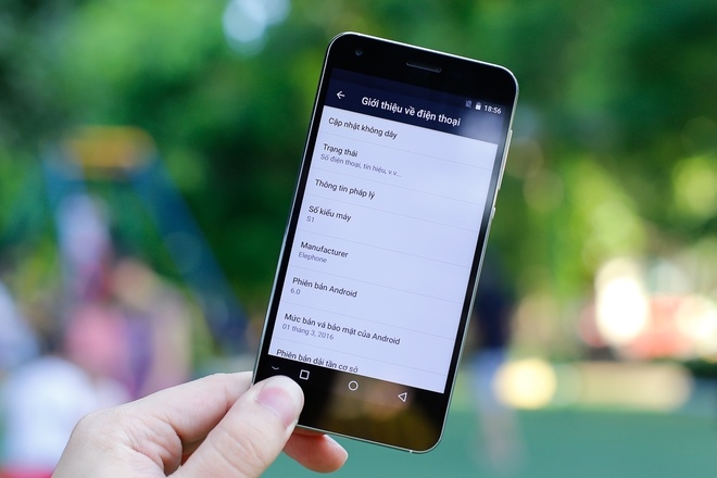Smartphone có cảm biến vân tay giá rẻ nhất Việt Nam