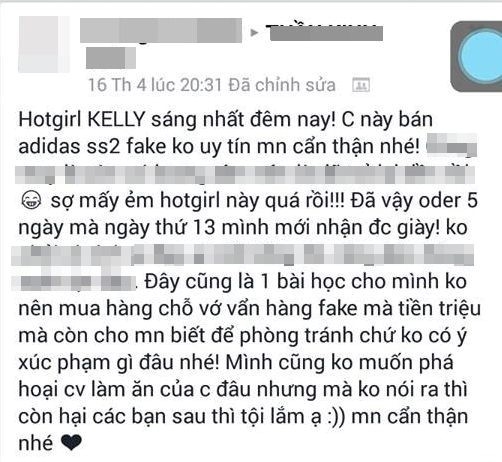 Khi hot girl xau mat vi bi to ban hang fake, cuop nguoi yeu hinh anh 2